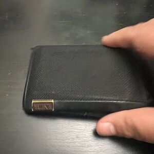 Tumi Black Key & Card Holder